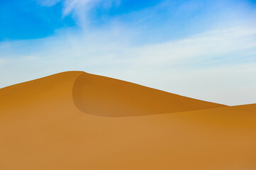 Naklejka na ściany i meble Sand dunes of Erg Chebbi, Morocco