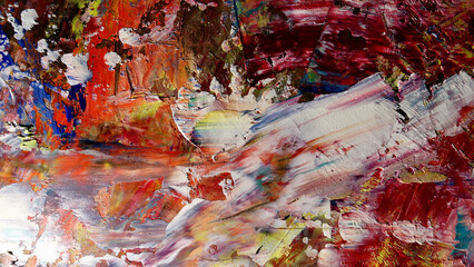 Colorful abstract background wallpaper. Modern motif visual art.  Mixtures of oil paint. Trendy hand painting canvas. Wall decor and Wall art prints Idea.  3D Texture.