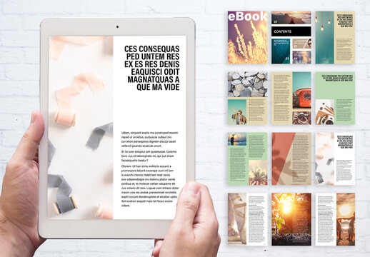 Minimal And Simple Ebook Design Creator For Ecourse Layout