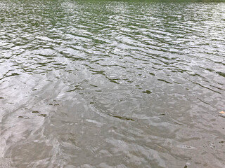 water flowing on the river