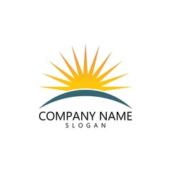 sun illustration logo