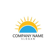 sun illustration logo