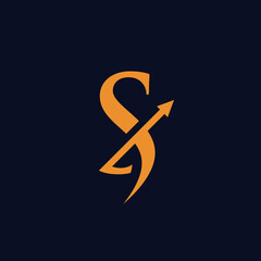 monogram S arrow logo