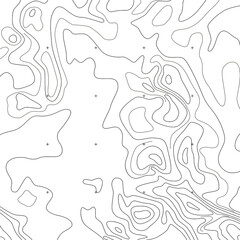 Topographic map, vector