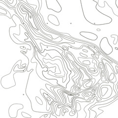 Topographic map, vector