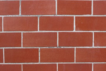 red ceramic bricks texture