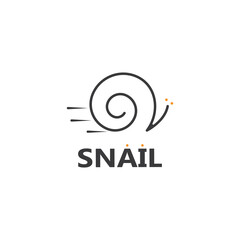 Snail logo vector template icon design