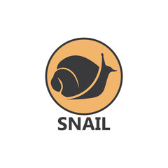 Snail logo vector template icon design