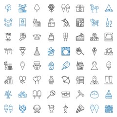 party icons set