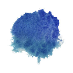 Abstract blue watercolor background. Premium Vector