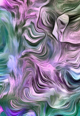 Swirling Color Abstract