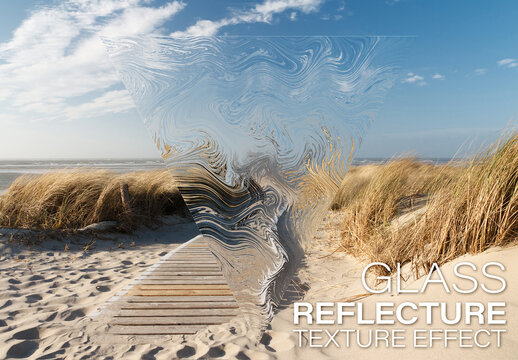 Reflective Texture Effect Mockup