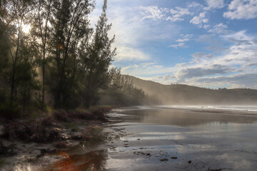 Praia vermelha, Santa Catarina.