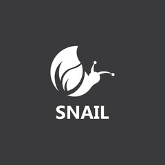 Snail logo vector template icon design