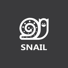 Snail logo vector template icon design