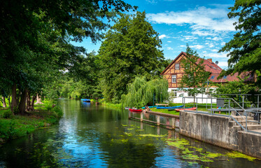 Schleuse im Spreewald