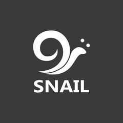 Snail logo vector template icon design