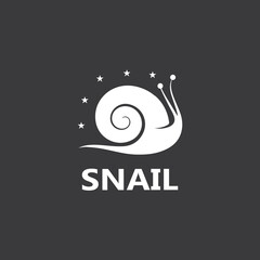 Snail logo vector template icon design