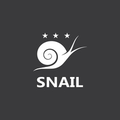 Snail logo vector template icon design