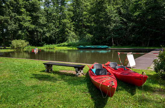 Hafen von Leipe im Spreewald