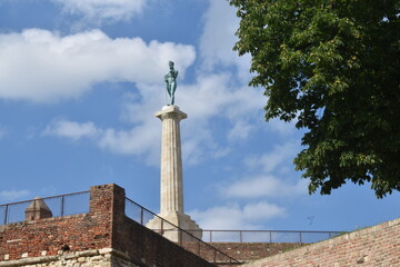 Fototapeta premium Monument in a park in Belgrade