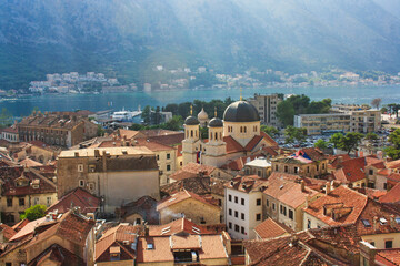 View of the city of Kotor, Montenegro