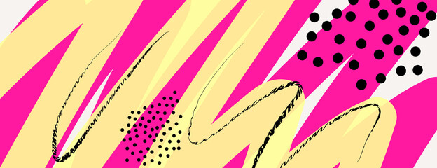 Bright modern background illustration for printing, screen saver, background, textile, packaging, cover.