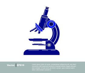 Microscope icon. Scientific research concept with microscope. scientific research.