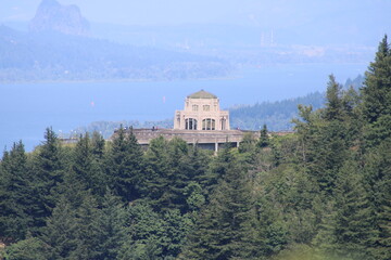 Columbia River Gorge with Vista House