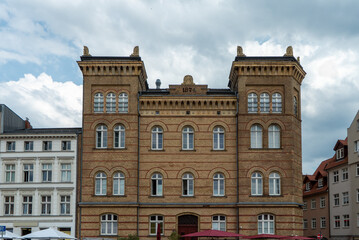 Fototapeta na wymiar Former garrison hospital in Stralsund