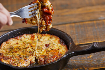 Provoleta Argentina / Provolone Cheese.