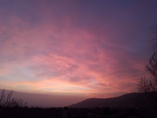 Pink sky