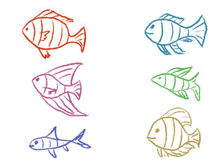 Crayon hand painting in every medium. Colorful crayon scribble texture. Wax pastel spot.