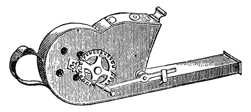 Epps's Sulphurator, vintage illustration.