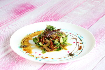 meat with vegetables