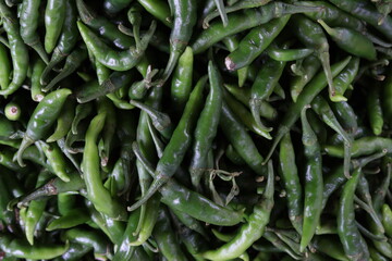 Green Chilli Vegetable Market Food Images & Pictures 