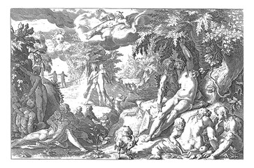 Golden Age, Hendrick Goltzius, vintage illustration. © Morphart