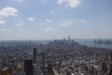 Fototapeta premium New York City view from the Rockefeller Center.