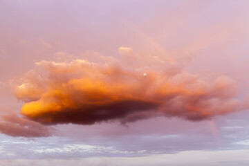 sky during sunset