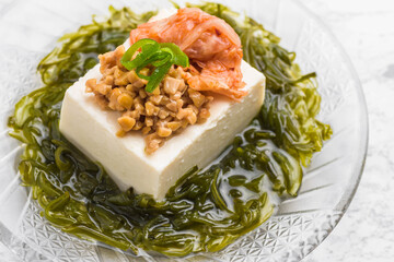 夏の味覚　栄養バランス冷や奴