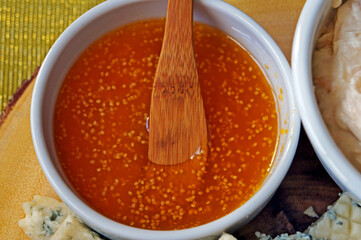 Sauce with spoon