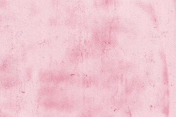 Vintage of light pink plaster texture background. Abstract painted cement wall surface.