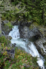 Waterfall in the mountains