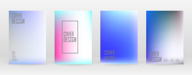 Pastel Soft. Vibrant Blue, Teal, Neon Concept.