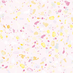 Terrazzo Texture Vector. Flooring Seamless Pattern