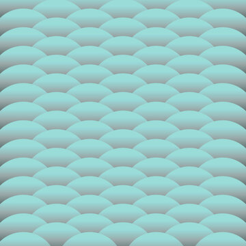 Abstract fish scale pattern, rounded texture, vector illustration. © Vectorry