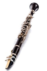Clarinet On White Background