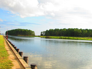 river in the park