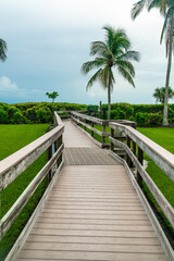 Wooden Boardwalk Beach Waterfront