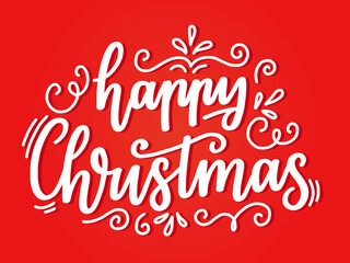 red christmas design vector illustration and wallpaper design